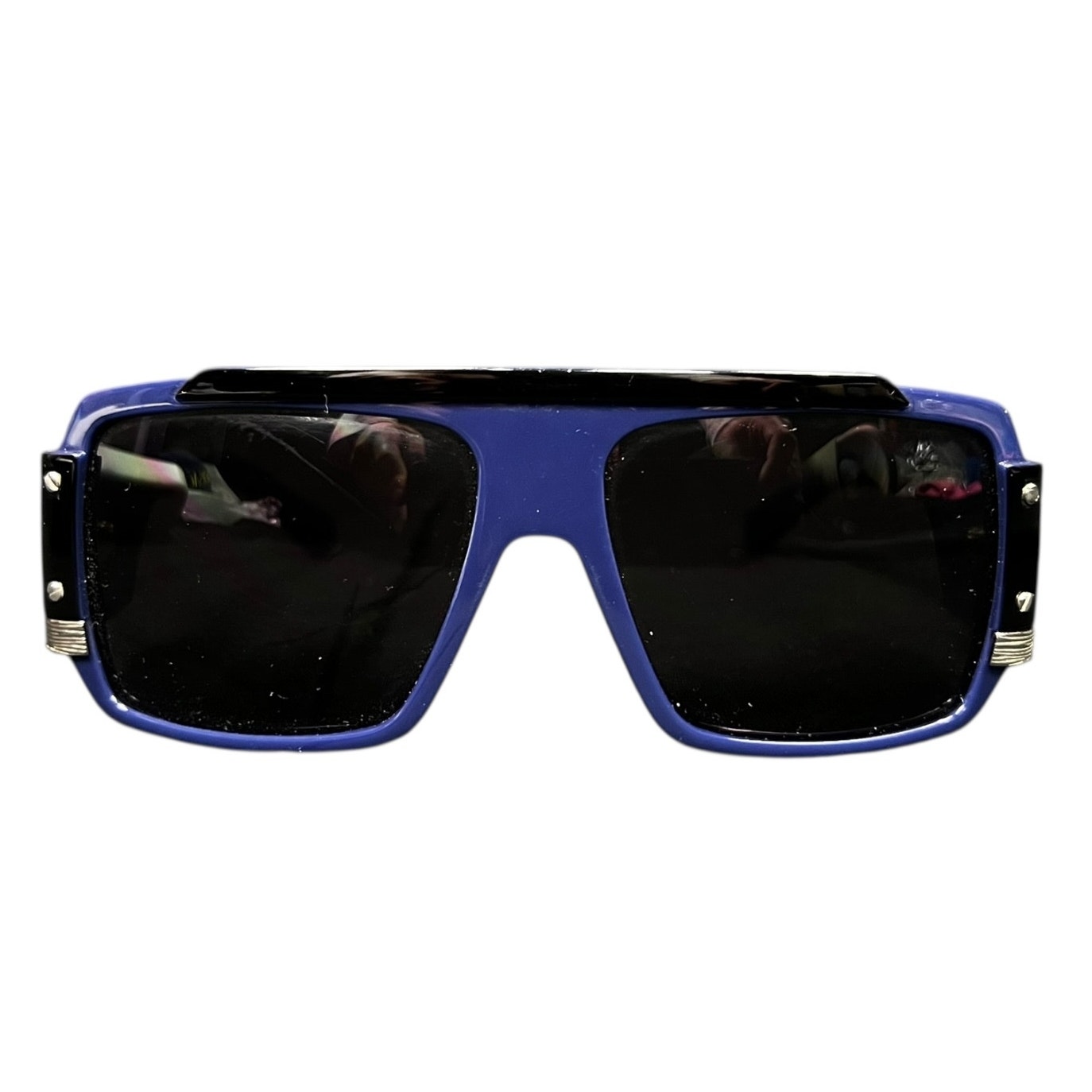Marc Jacobs Mj187/S Blue & Black Y2k Sunglasses $300 Retail Luxury Summer